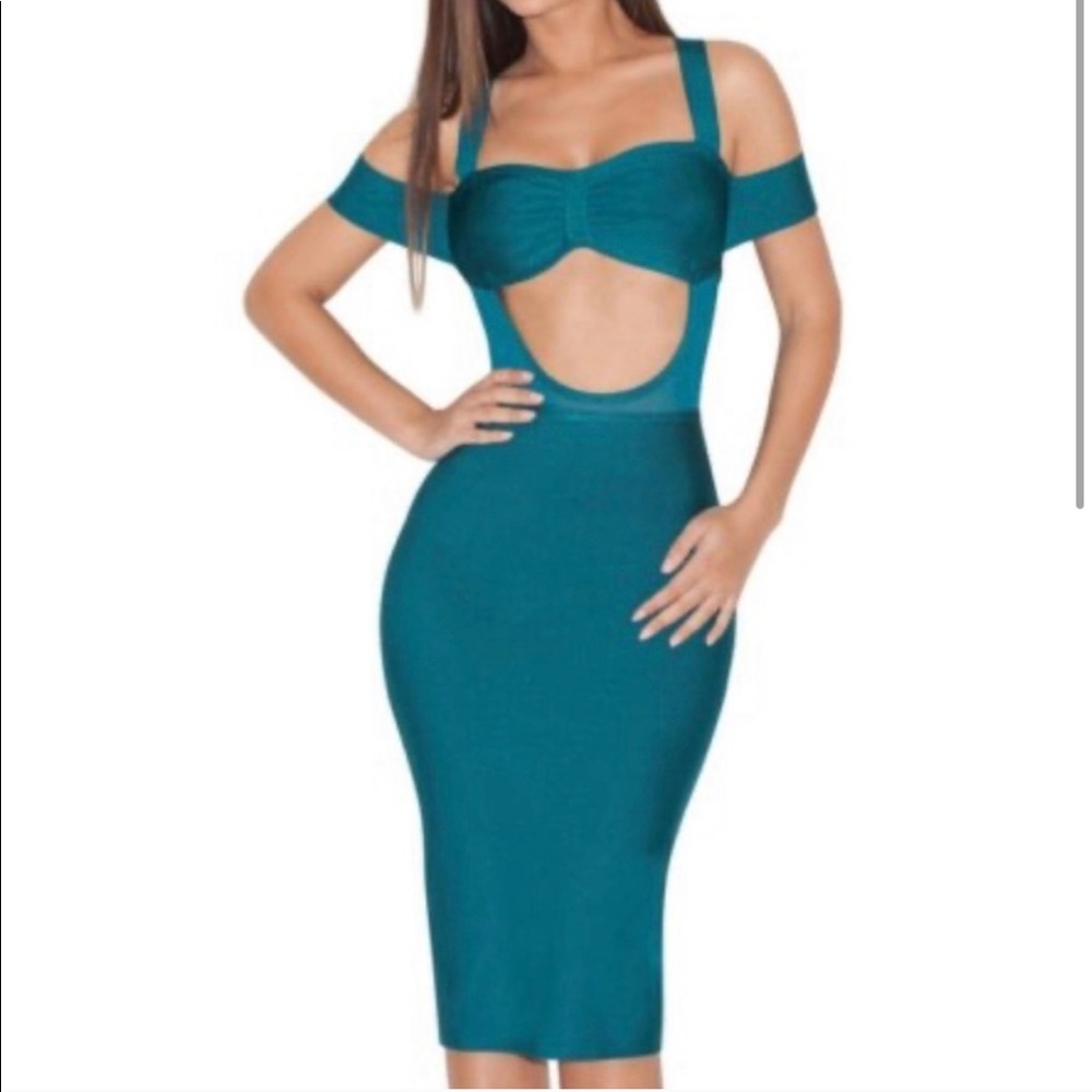 House CB bandaged dress